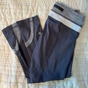 Lululemon grey run cropped legging